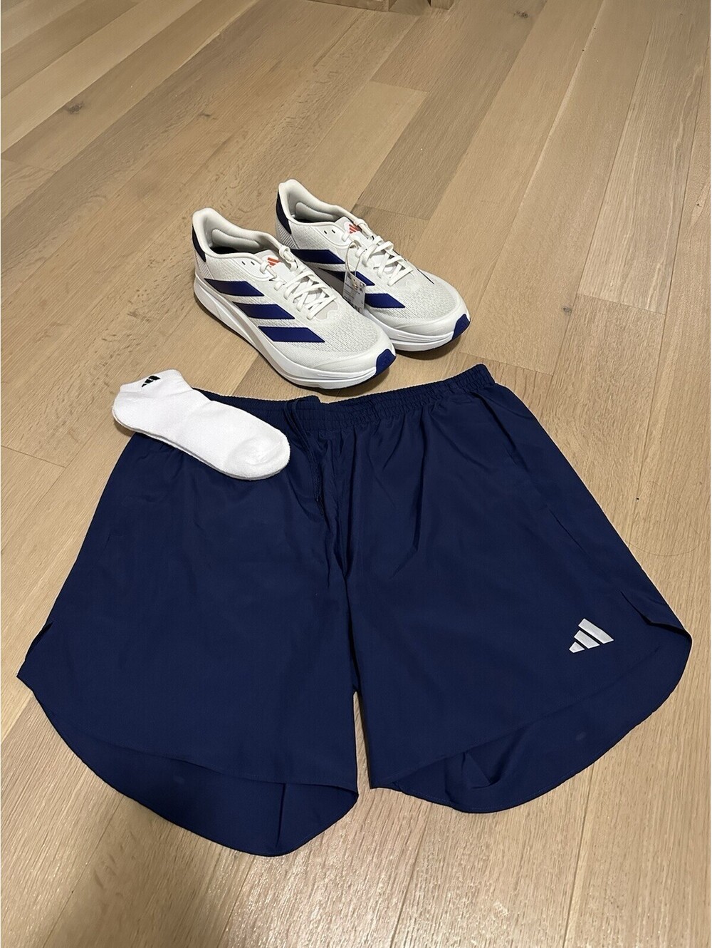 ADIDAS DURAMO SL2 M RUNNING PACK MENS 14 Shoes, 7” Short & Socks